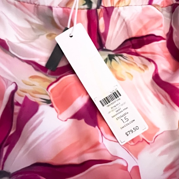 NWT Chico’s Zenergy UPF Floral Skort - Picture 8 of 10